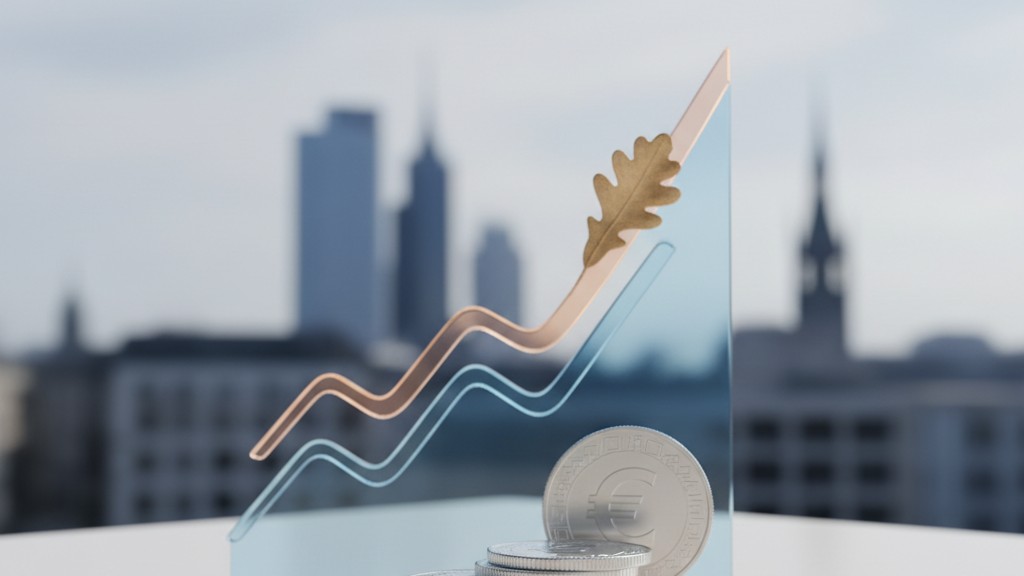 Stablecoin yield illustration showing digital coins with interest symbols